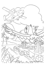 Rio coloring page