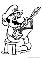 Super Mario loves crafting