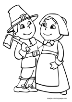 thanksgiving coloring pages