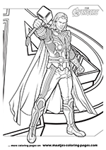 The Avengers coloring pages