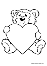 Valentines Day Bear with love heart