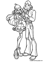 Winx Club Coloring Pages on Home Back Winx Coloring Pages 1 Free Winx Coloring Book Pages You Can