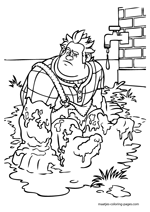 Wreck It Ralph Coloring Pages